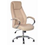 Chayrs Camel Revolving Adjustable Boss Chair in Rexine