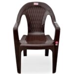 Avro Brown Plastic Chair with 1 Year Guarantee 