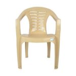 Nilkamal Cream Plastic Chair with 1 Year Guarantee 