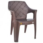 Prima Brown Plastic Chair With 1 Year Guarantee 