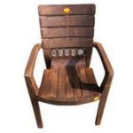 Radha Gold Brown Audi Plastic Chair with 2 Year Guarantee 
