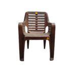 Royal king Brown Plastic Chair with 1 Year Guarantee 