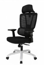 chayrs imported mesh back chair with back rest support and any time position lock ,chrome base, adjustable handle and height